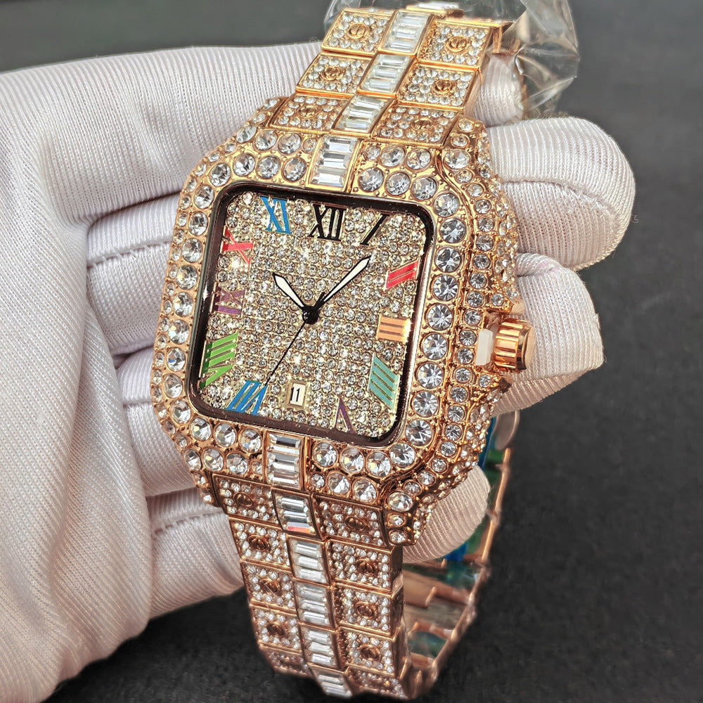 Men's Diamond Accent Quartz Watch