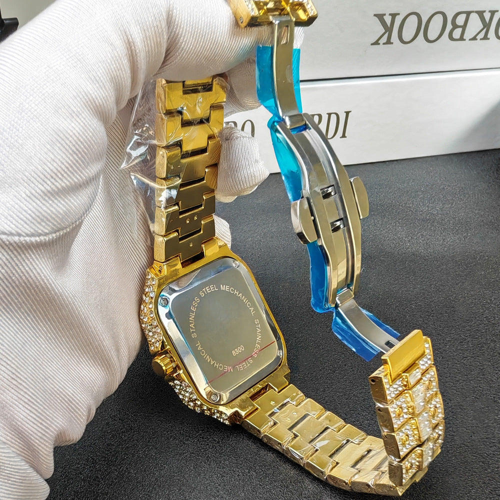 Men's Diamond Accent Quartz Watch