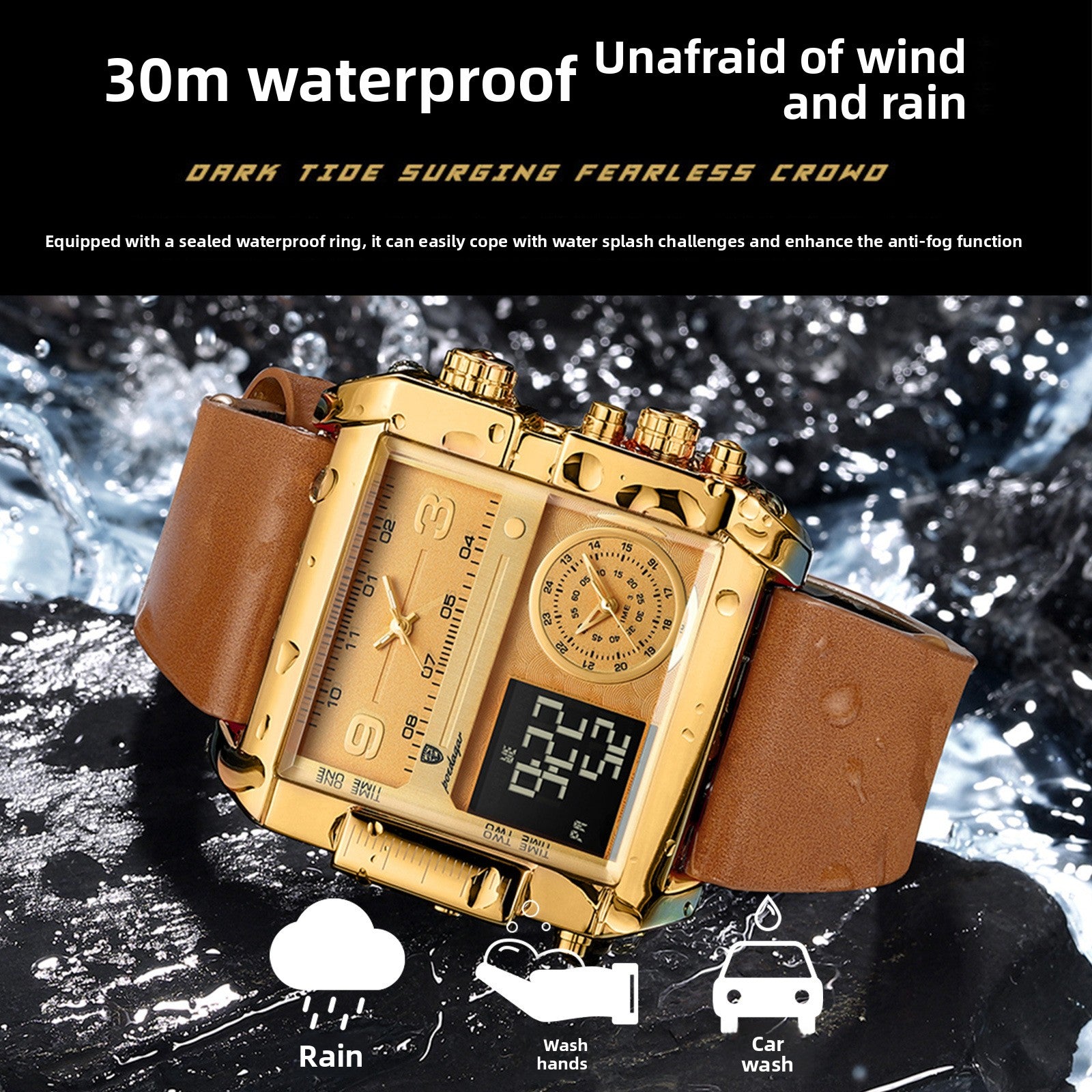 Men's Digital Analog Quartz Watch
