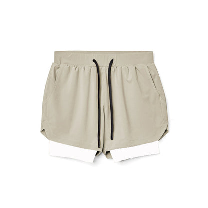 Men's Double-layer Breathable Sports Shorts