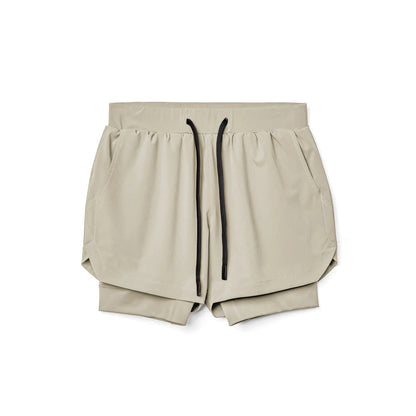 Men's Double-layer Breathable Sports Shorts