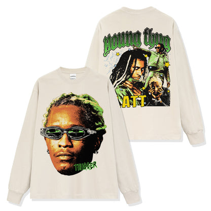 Men's Double-sided Printed Cotton T-shirt