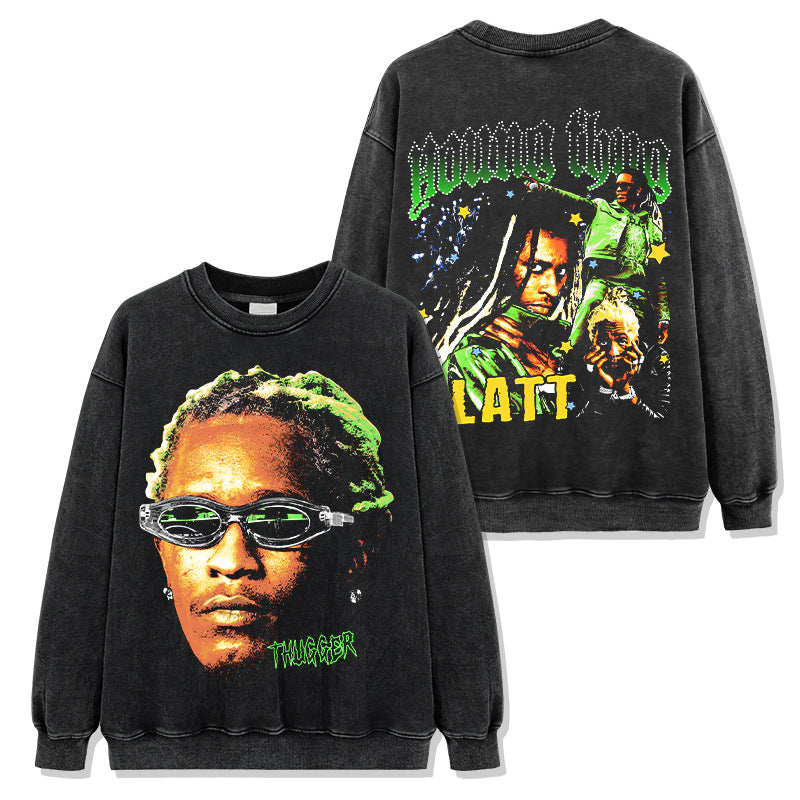 Men's Double-sided Printed Cotton T-shirt