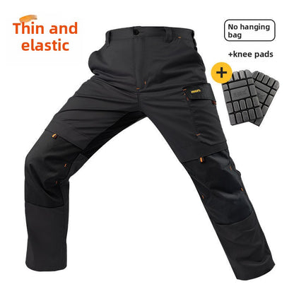 Men's Durable Multi-Pocket Relaxed-Fit Work Pants