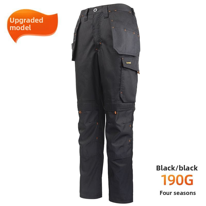 Men's Durable Multi-Pocket Relaxed-Fit Work Pants