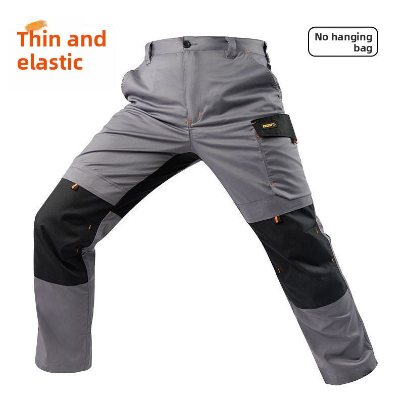 Men's Durable Multi-Pocket Relaxed-Fit Work Pants