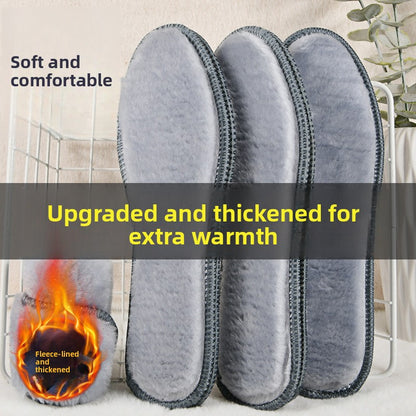 Men's Extra-Thick Fleece-Lined Thermal Insoles