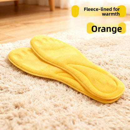 Men's Extra-Thick Fleece-Lined Thermal Insoles