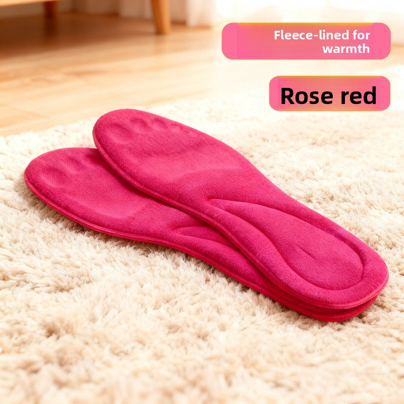 Men's Extra-Thick Fleece-Lined Thermal Insoles