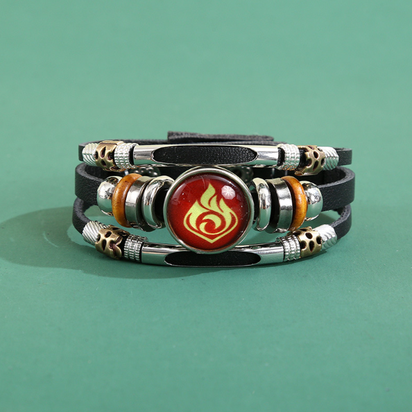 Men's fashion alloy luminous bracelet