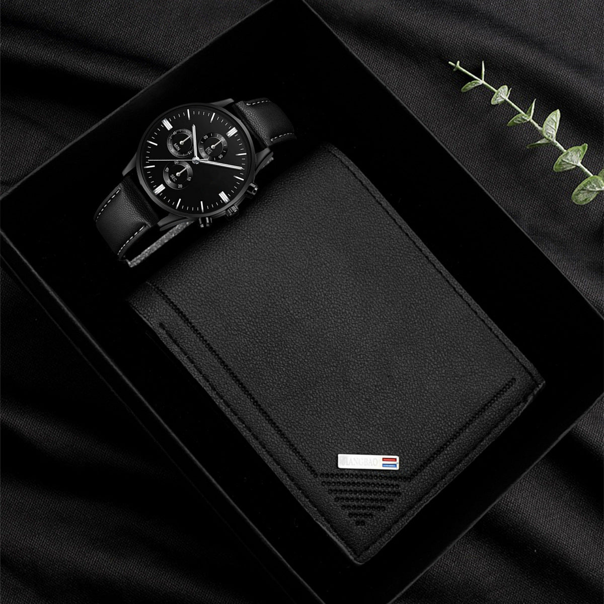 Men's Fashion Watch Bracelet Belt Set