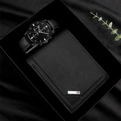 Men's Fashion Watch Bracelet Belt Set