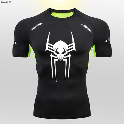 Men's Fitness Compression Shirt Quick-Dry Athletic Top