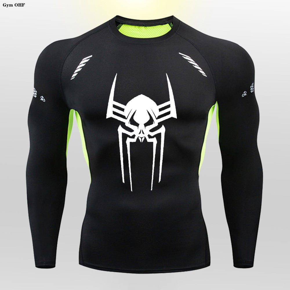 Men's Fitness Compression Shirt Quick-Dry Athletic Top