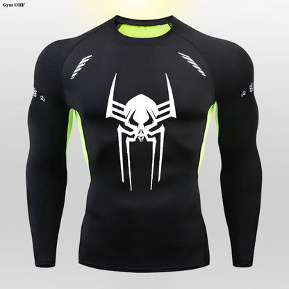 Men's Fitness Compression Shirt Quick-Dry Athletic Top