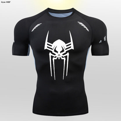 Men's Fitness Compression Shirt Quick-Dry Athletic Top