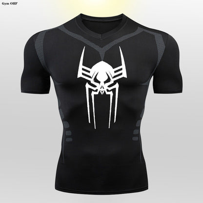 Men's Fitness Compression Shirt Quick-Dry Athletic Top