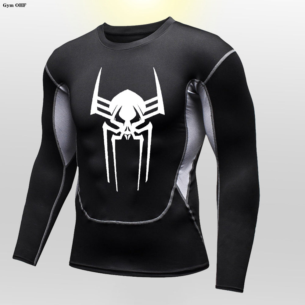 Men's Fitness Compression Shirt Quick-Dry Athletic Top