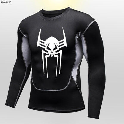 Men's Fitness Compression Shirt Quick-Dry Athletic Top