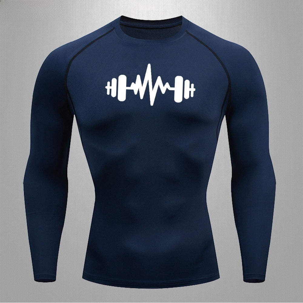 Men's Fitness Quick-Dry Elastic Sports T-Shirt