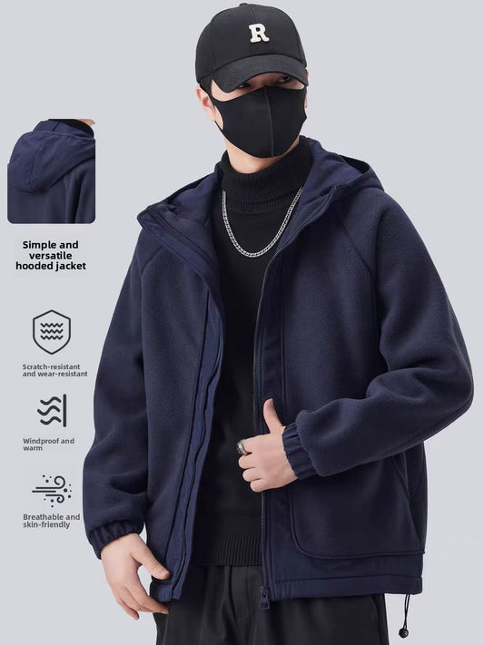 Men's Fleece Hooded Jacket