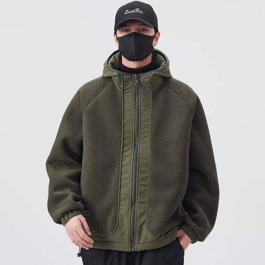 Men's Fleece Hooded Jacket