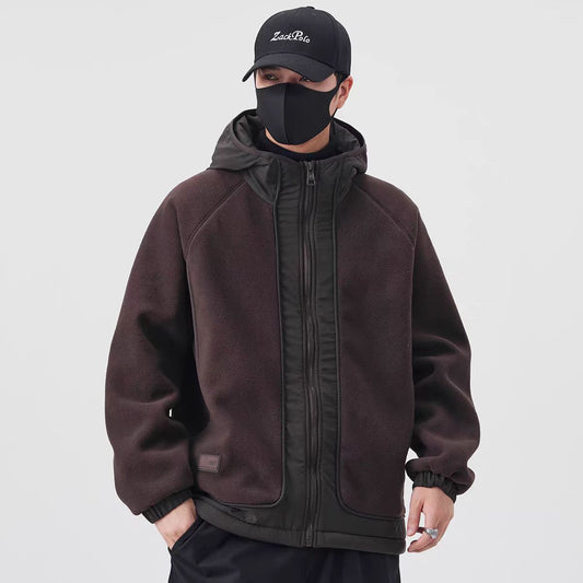 Men's Fleece Hooded Jacket