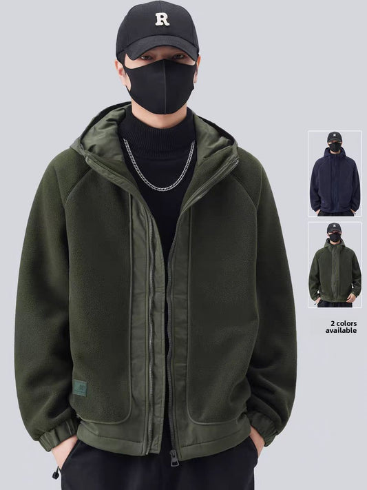 Men's Fleece Hooded Jacket