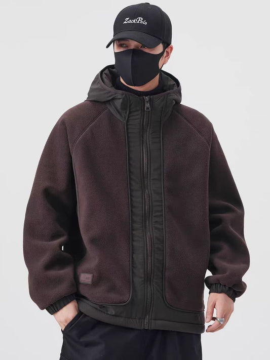 Men's Fleece Hooded Jacket