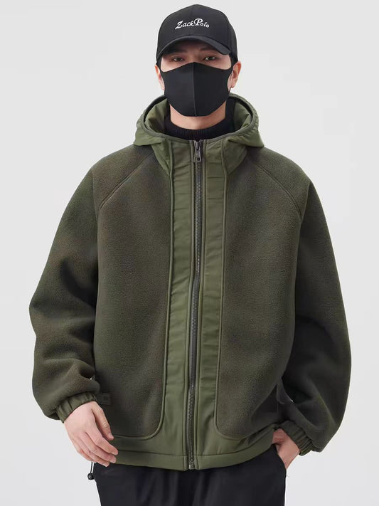 Men's Fleece Hooded Jacket