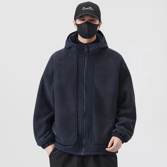 Men's Fleece Hooded Jacket