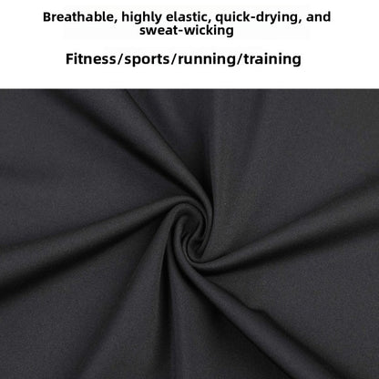 Men's Fleece-Lined Sportswear Suit for Winter Fitness and Running