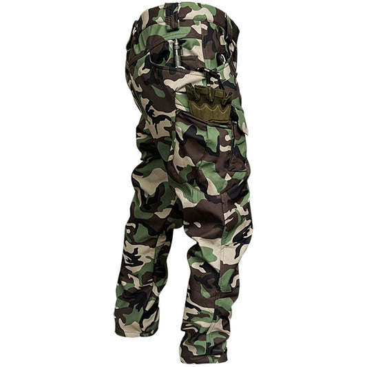 Men's Fleece-Lined Waterproof Tactical Pants