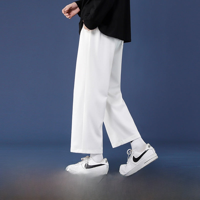 Men's Fleece-Lined Wide-Leg Sweatpants