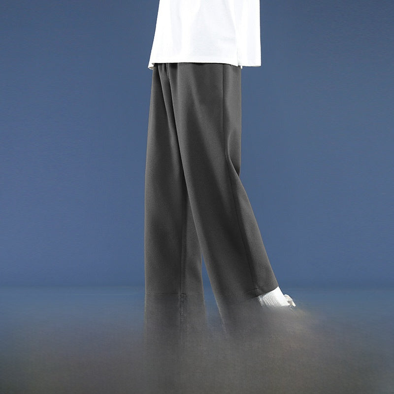 Men's Fleece-Lined Wide-Leg Sweatpants