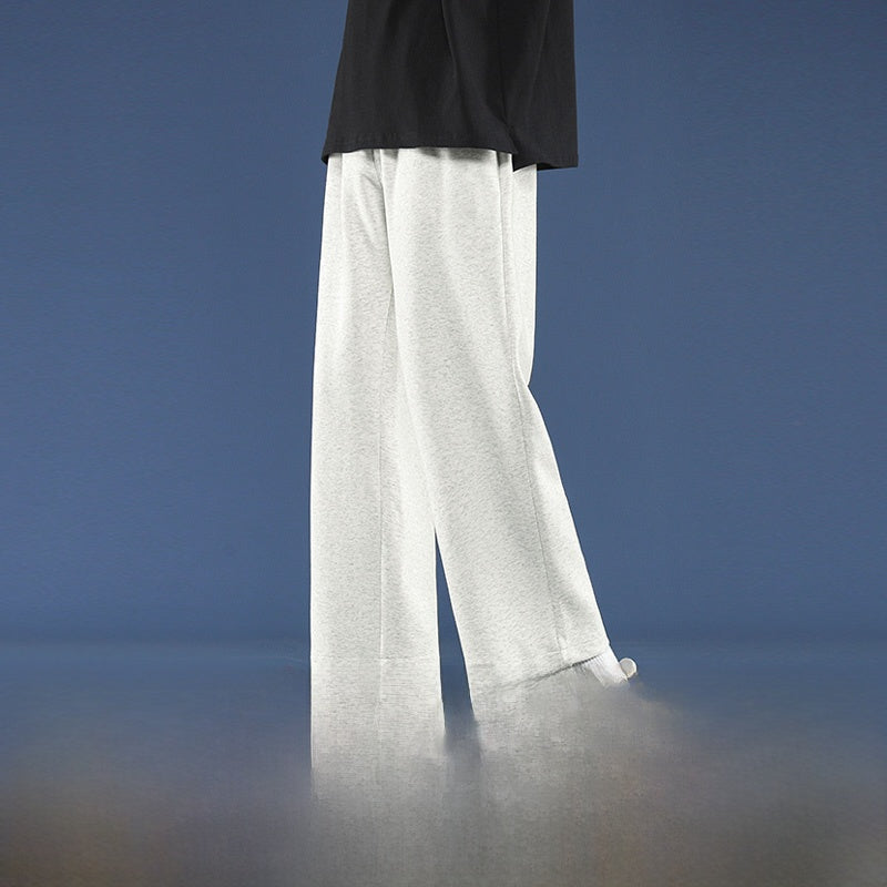 Men's Fleece-Lined Wide-Leg Sweatpants