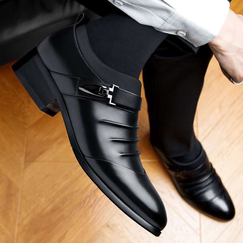 Men's Formal Leather Shoes Casual Business Slip-On