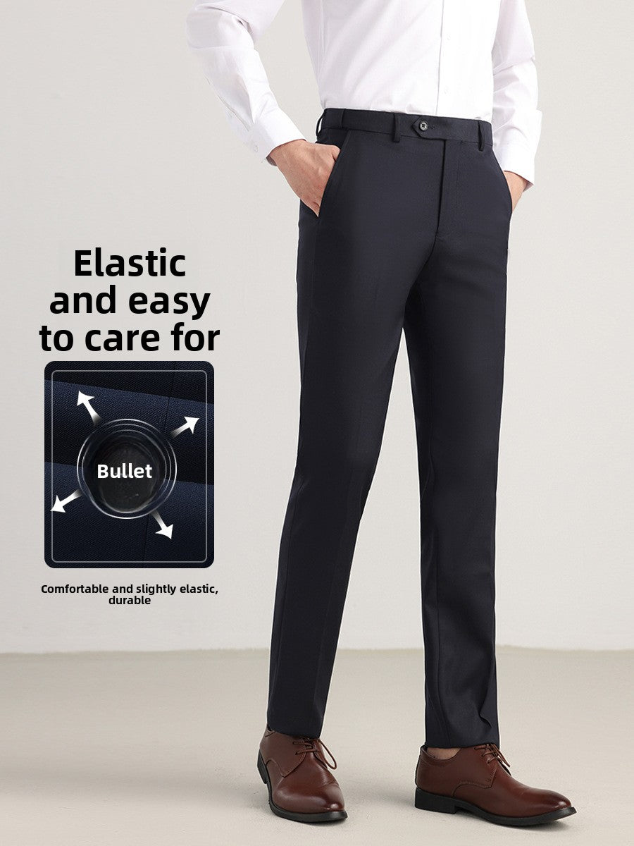 Men's Formal Straight-Leg Dress Pants