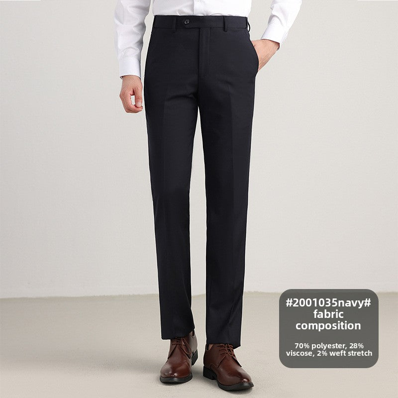 Men's Formal Straight-Leg Dress Pants