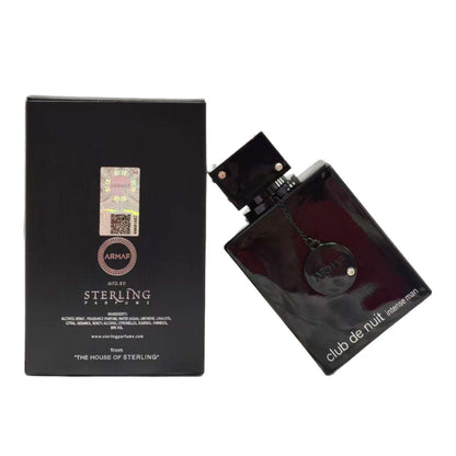 Men's fragrance has a long-lasting scent