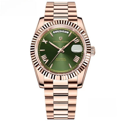 Men's fully mechanical wristwatch