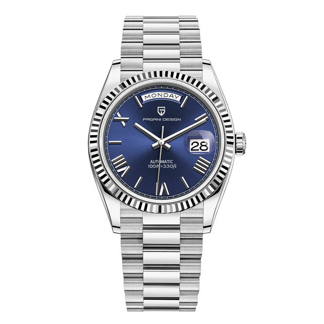 Men's fully mechanical wristwatch