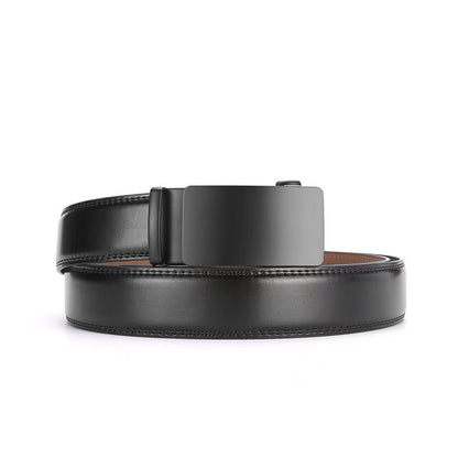 Men's Genuine Leather Automatic Buckle Belt