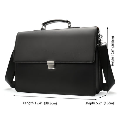men's genuine leather business bag