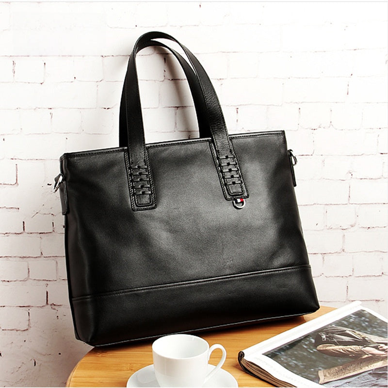 Men's Genuine Leather Business Handbag