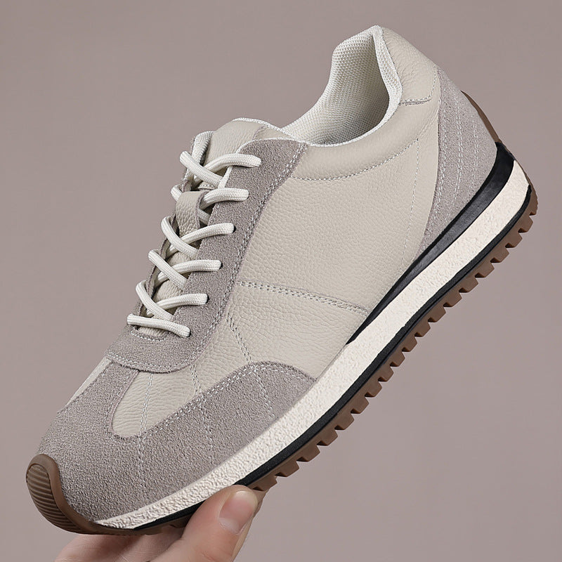 Men's Genuine Leather Casual Athletic Shoes