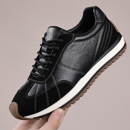 Men's Genuine Leather Casual Athletic Shoes