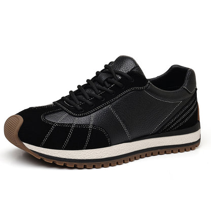 Men's Genuine Leather Casual Athletic Shoes