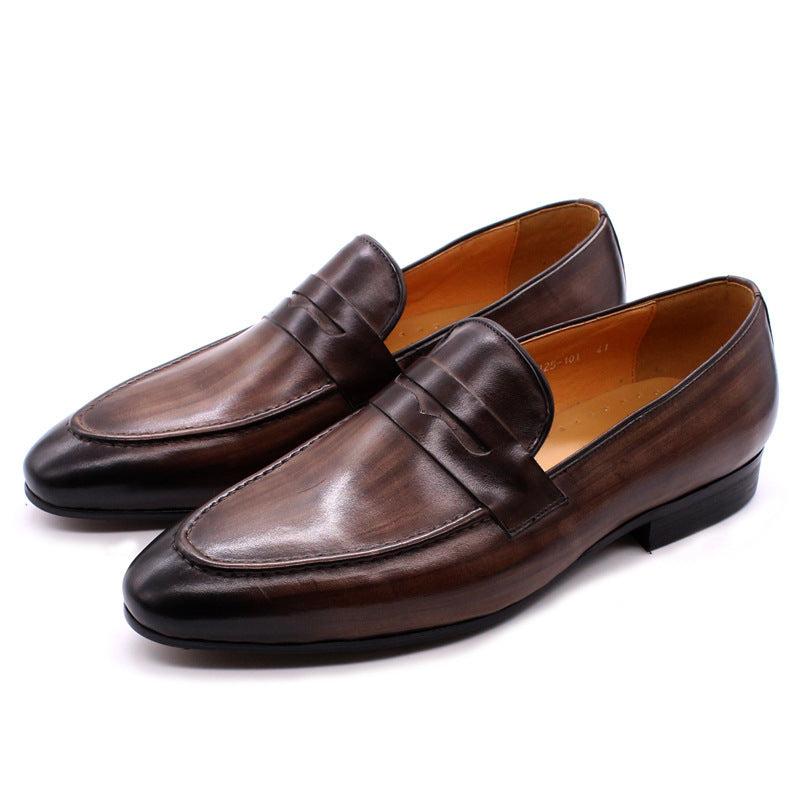 Men's genuine leather casual shoes