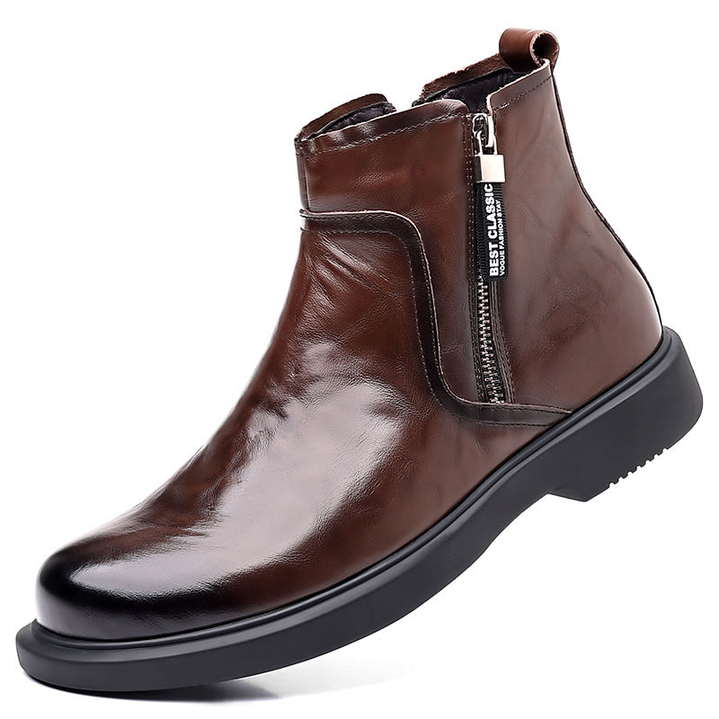 Men's Genuine Leather Chelsea Boots